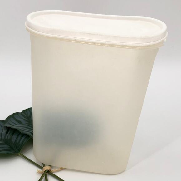 Vintage Tupperware White Snap Lid 9 3/4 Cups Module Mate 1614-21 Food Container - Picture 9 of 9